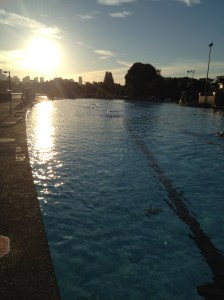 Sunrise Over Kits Pool Copyright Shelagh Donnelly