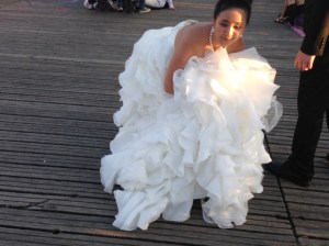 Bastille Day Bride Copyright Shelagh Donnelly