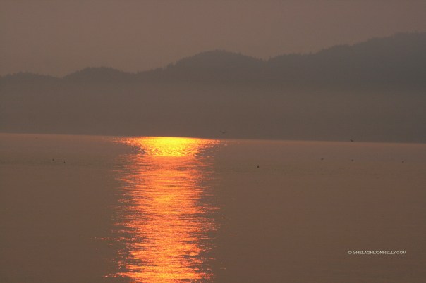 Spanish Banks Sunset 5450 Copyright Shelagh Donnelly