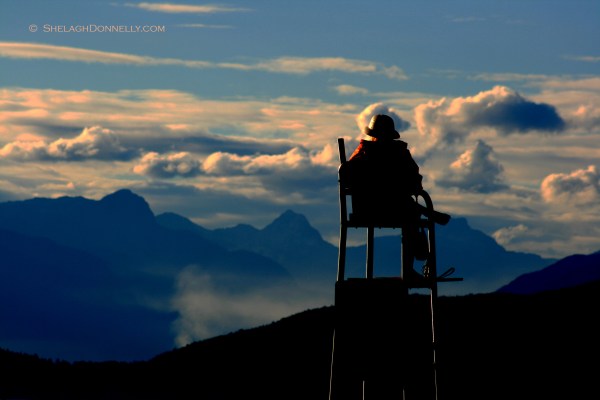 Spanish Banks Lifeguard 15-6834 Copyright Shelagh Donnelly