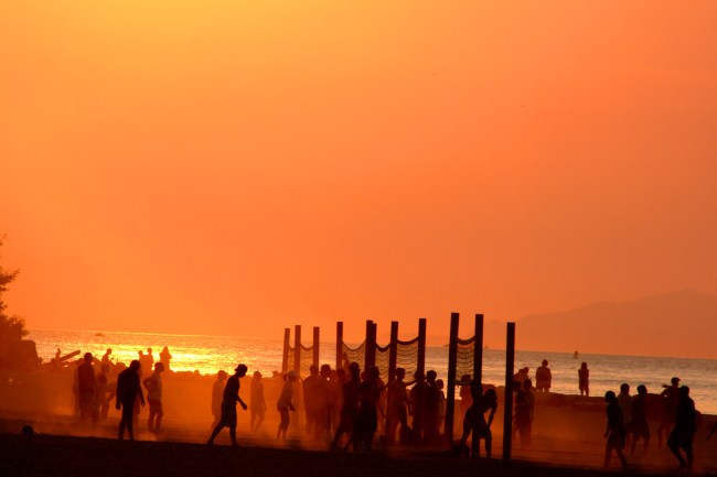 Sunset Volleyball Spanish Banks 6948 Copyright Shelagh Donnelly