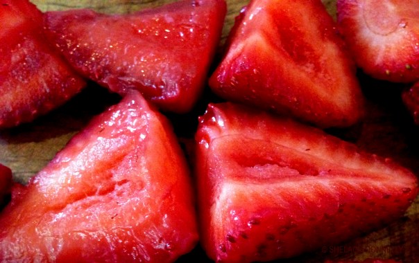 BC Strawberries - Red Inside - Copyright Shelagh Donnelly